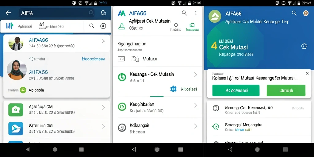 Antarmuka AIFA66 menampilkan status mutasi rekening dengan jelas.