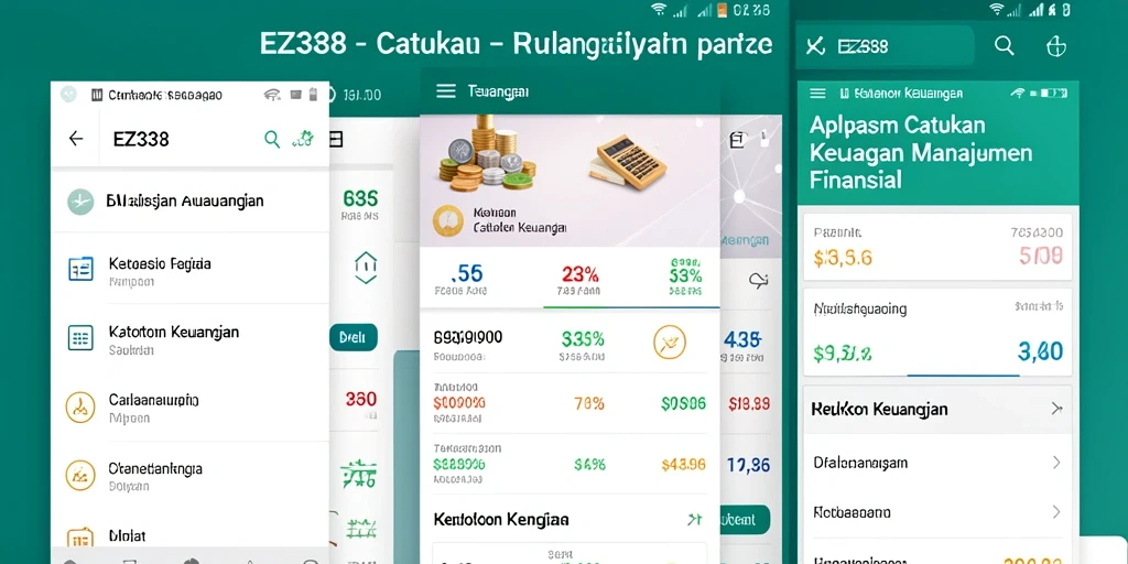Antarmuka EZ338 yang intuitif untuk Catatan Keuangan.