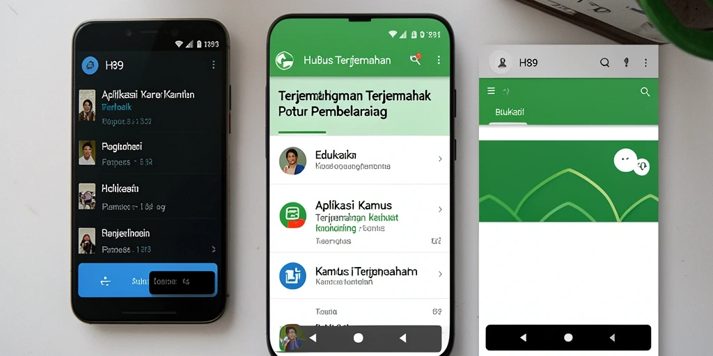 Tampilan antarmuka H89 yang sederhana dan mudah digunakan.