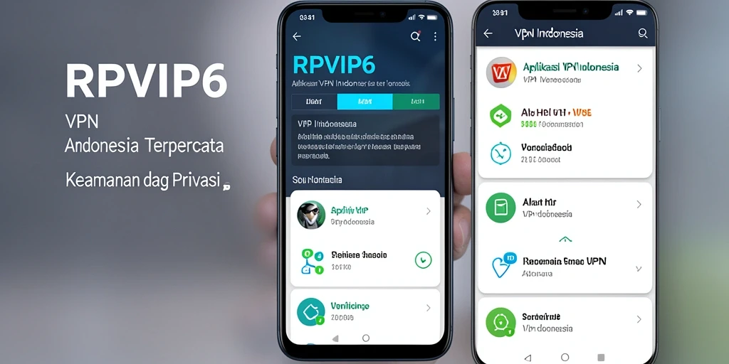 Antarmuka RPVIP6 yang sederhana dan mudah digunakan.