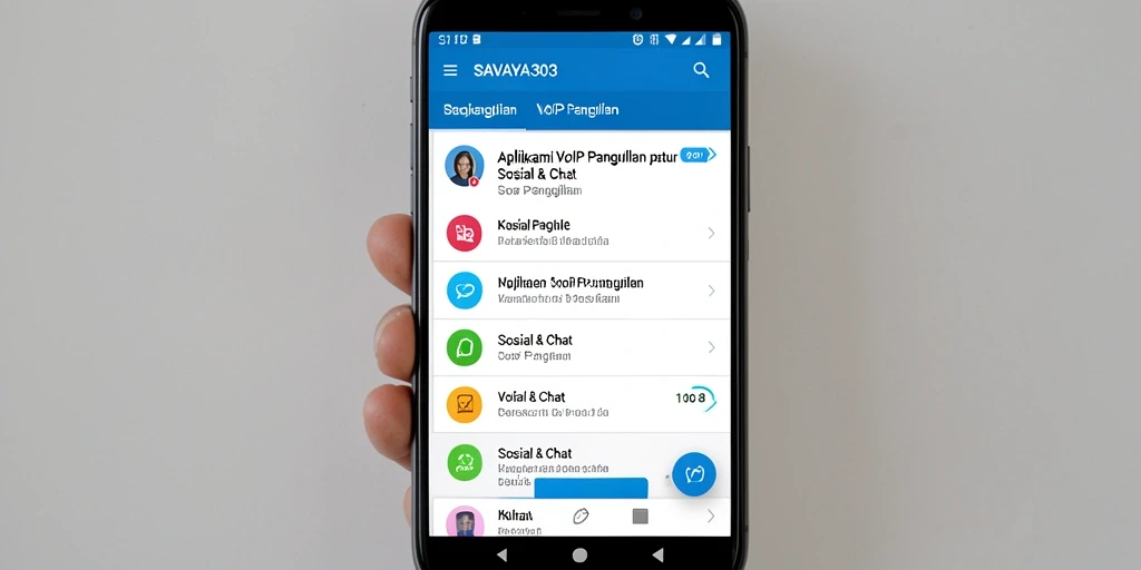 Antarmuka pengguna SAVAYA303 yang intuitif dan modern.
