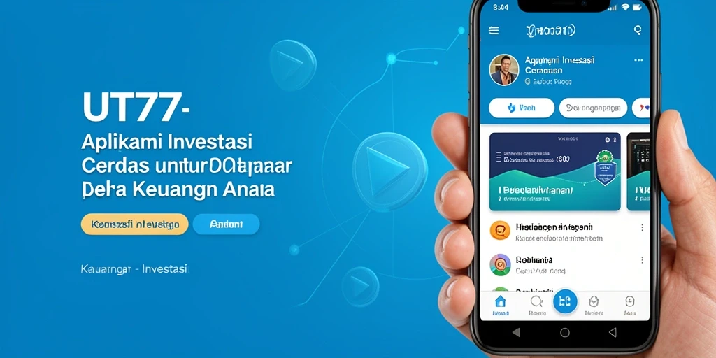 Tampilan antarmuka UT77 yang modern dan fungsional untuk investasi.