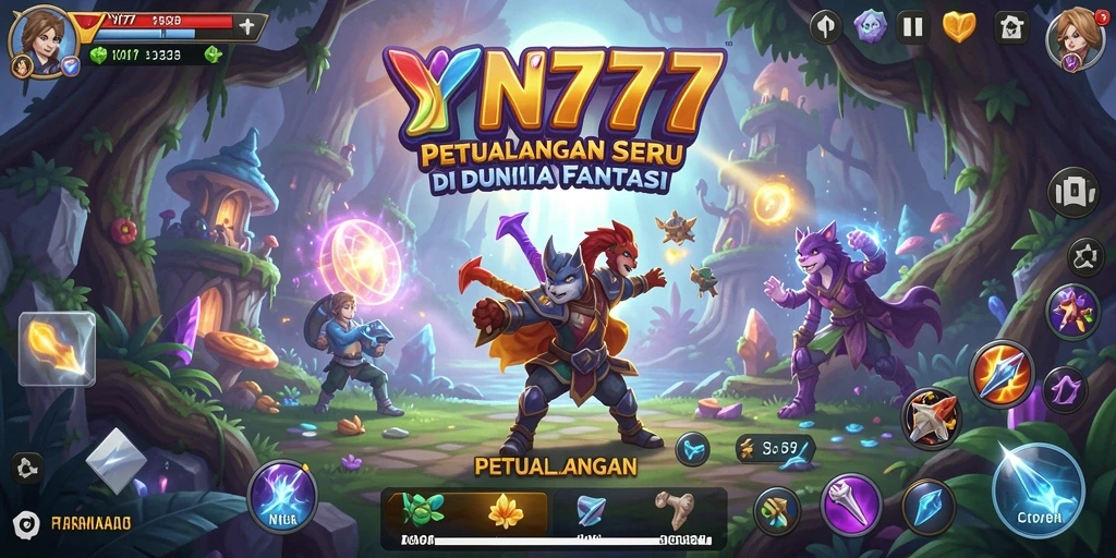 Antarmuka permainan YN777 yang memikat dan interaktif.