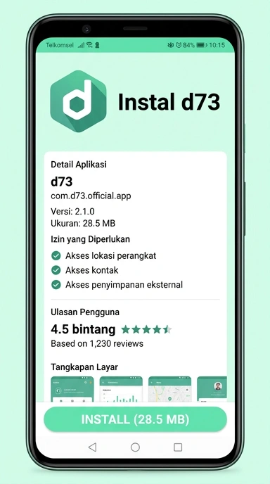 Panduan Unduh dan Instal d73 untuk Pengguna Android