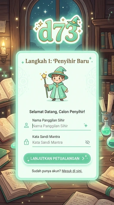 Buat Akun d73 Dengan Mudah dan Cepat